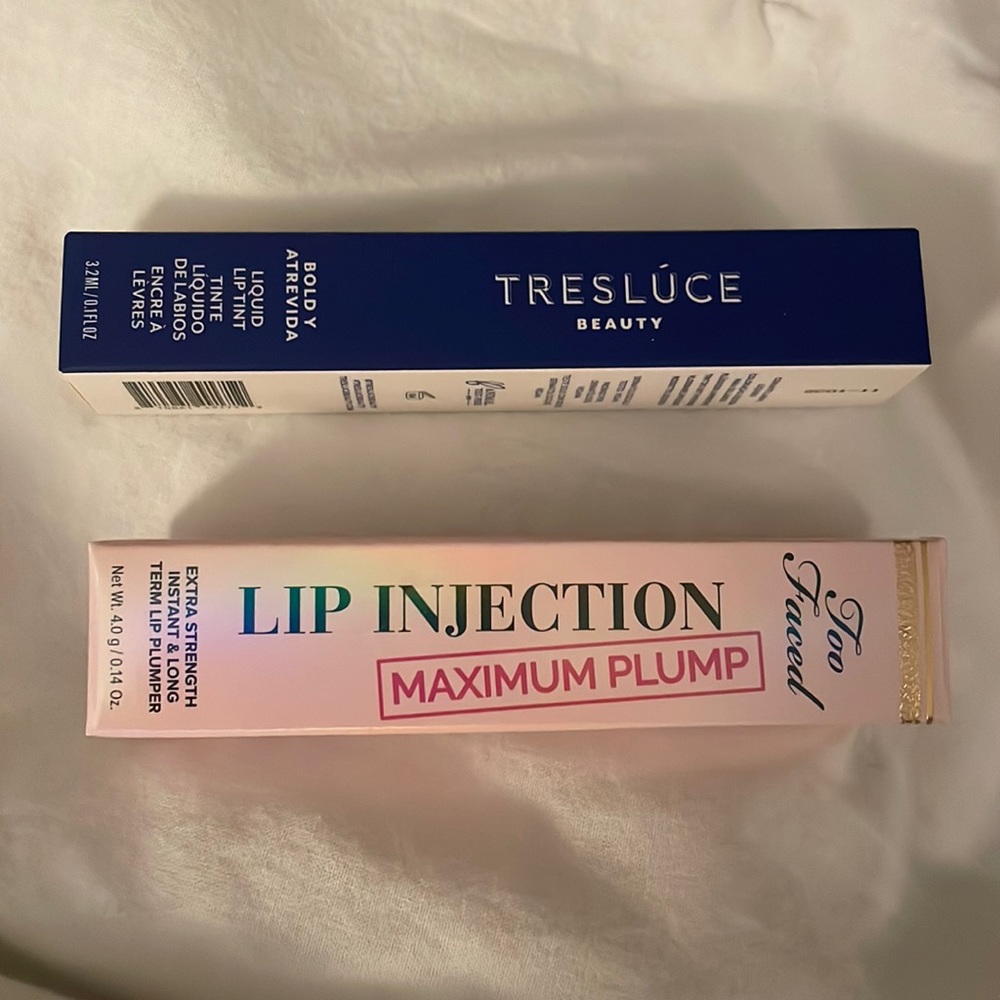 Too Faced Lip Injection Maximum & Tresluce Liquid Lip Tint
